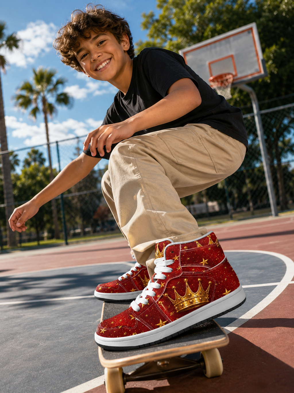 Royal Son of God High-Top Sneakers – Boys