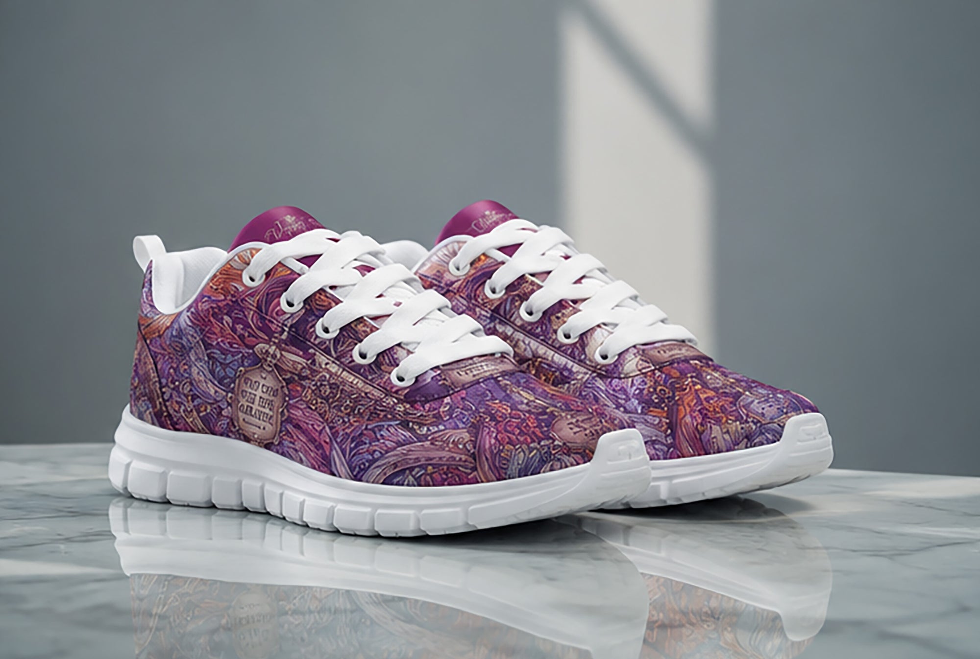 Armor of God - Girls Mesh Sneakers - White