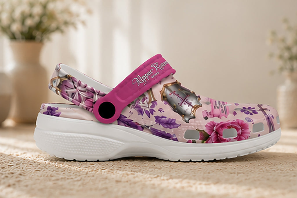 Armor of God - Women's Christian Faith Clogs | White | US5.5–US12