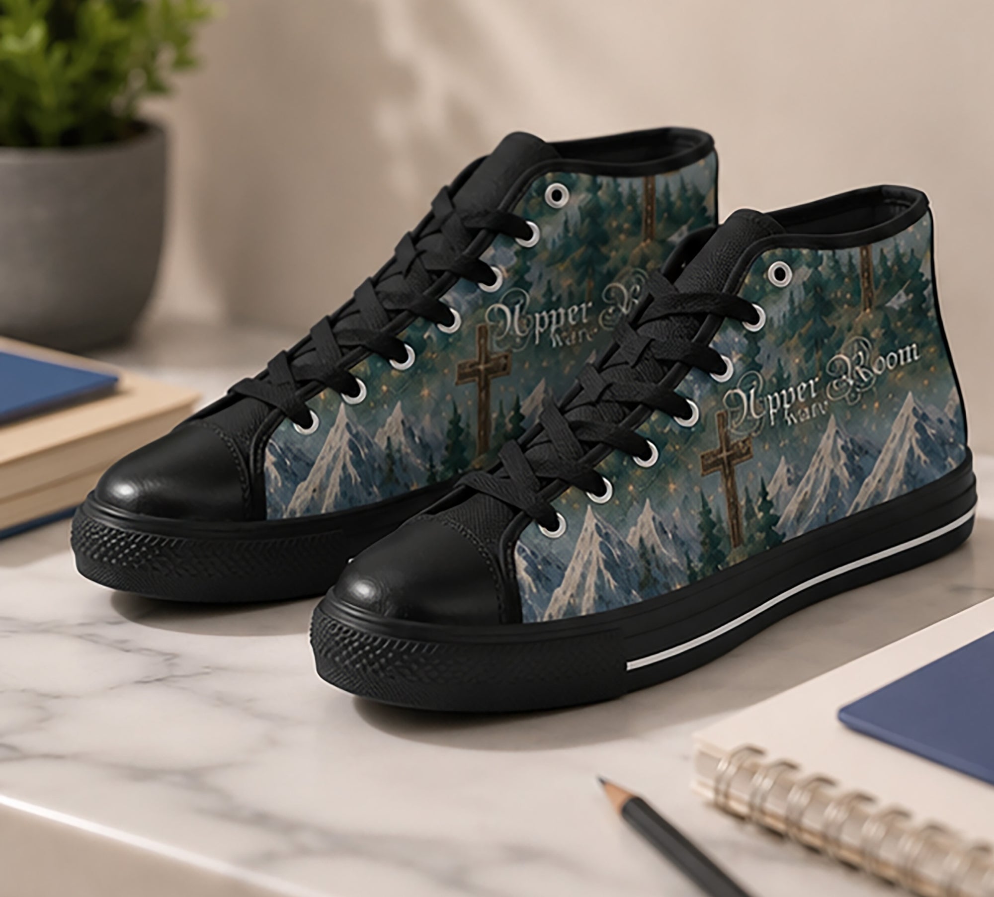 Mountain Moving Faith High Tops - Boys