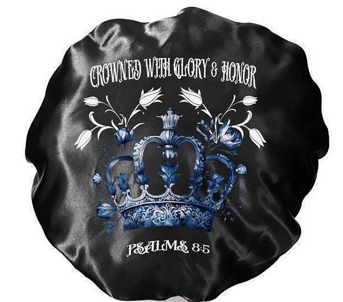 Crowned With Glory & Honor - Satin Hair Bonnet