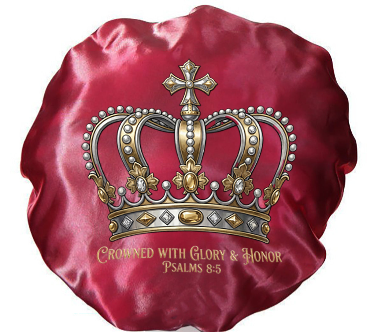 Crowned With Glory & Honor - Satin Hair Bonnet
