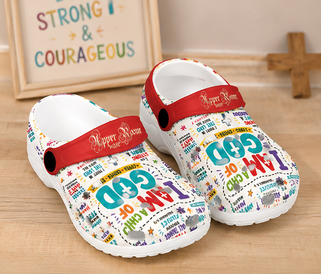 Faith-Filled Promises - Kids Christian Faith Clogs | Sizes 11–13.5