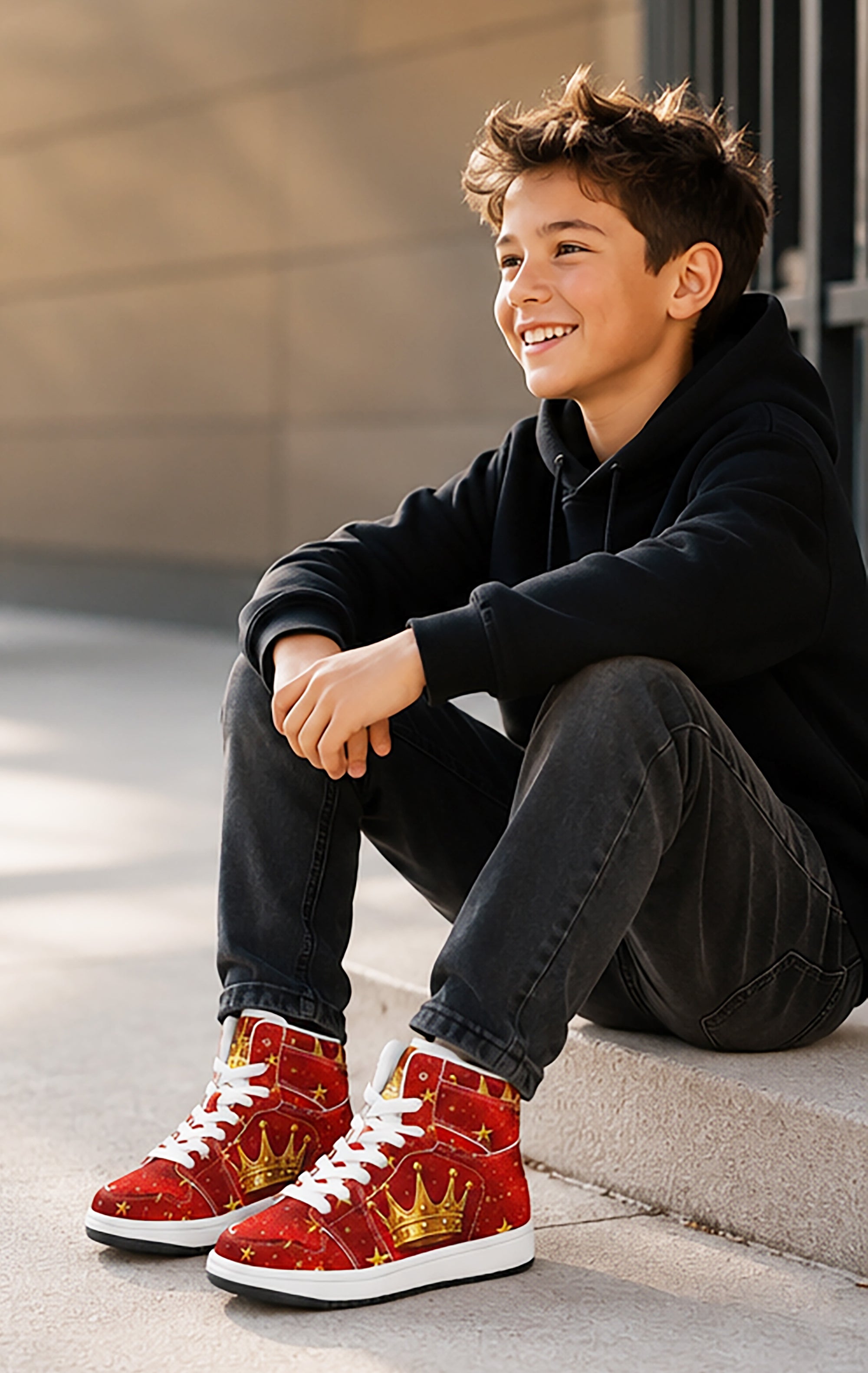 Royal Son of God High-Top Sneakers – Boys