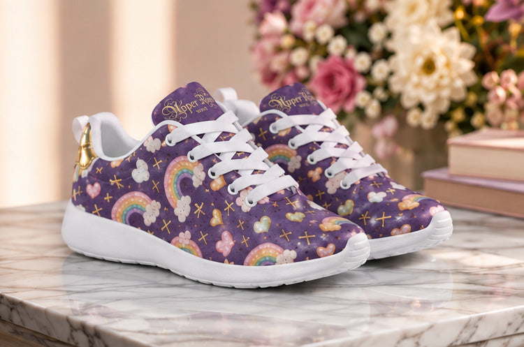 God's Promises Rainbow - Girls' Gym Shoes