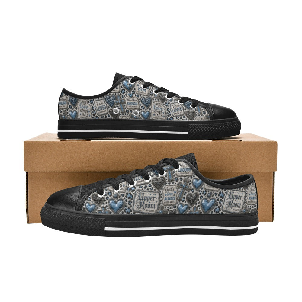 Jesus Loves Me - Girl Canvas Shoes