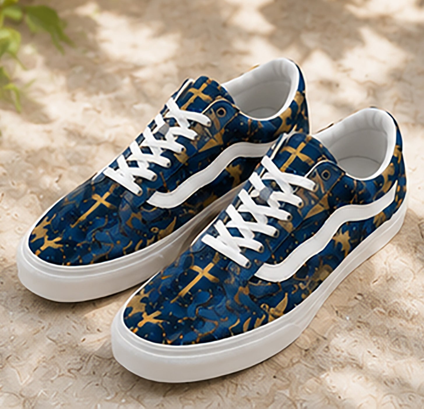 Shoes of Peace -  Men's Canvas Sneakers