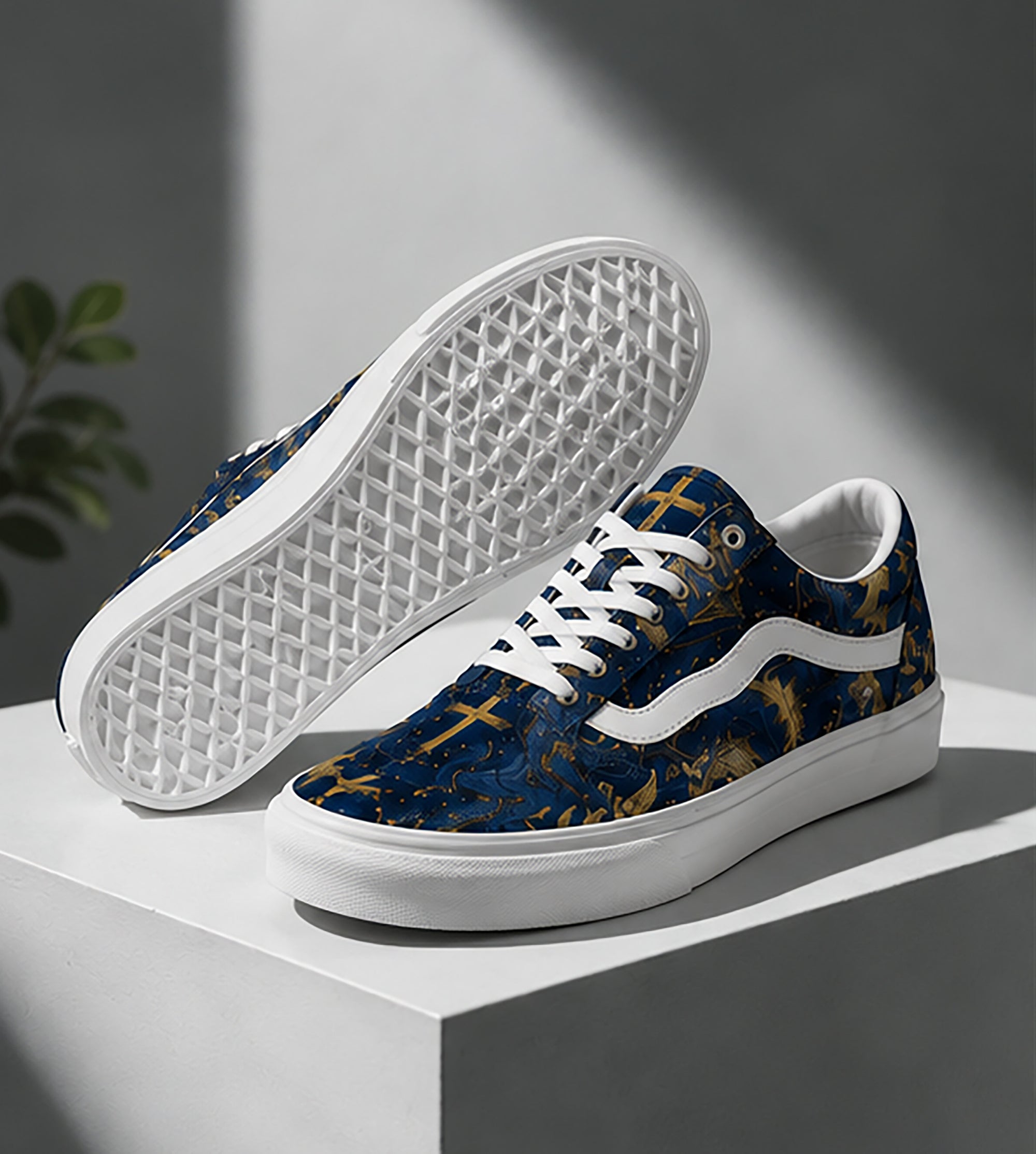 Shoes of Peace -  Men's Canvas Sneakers