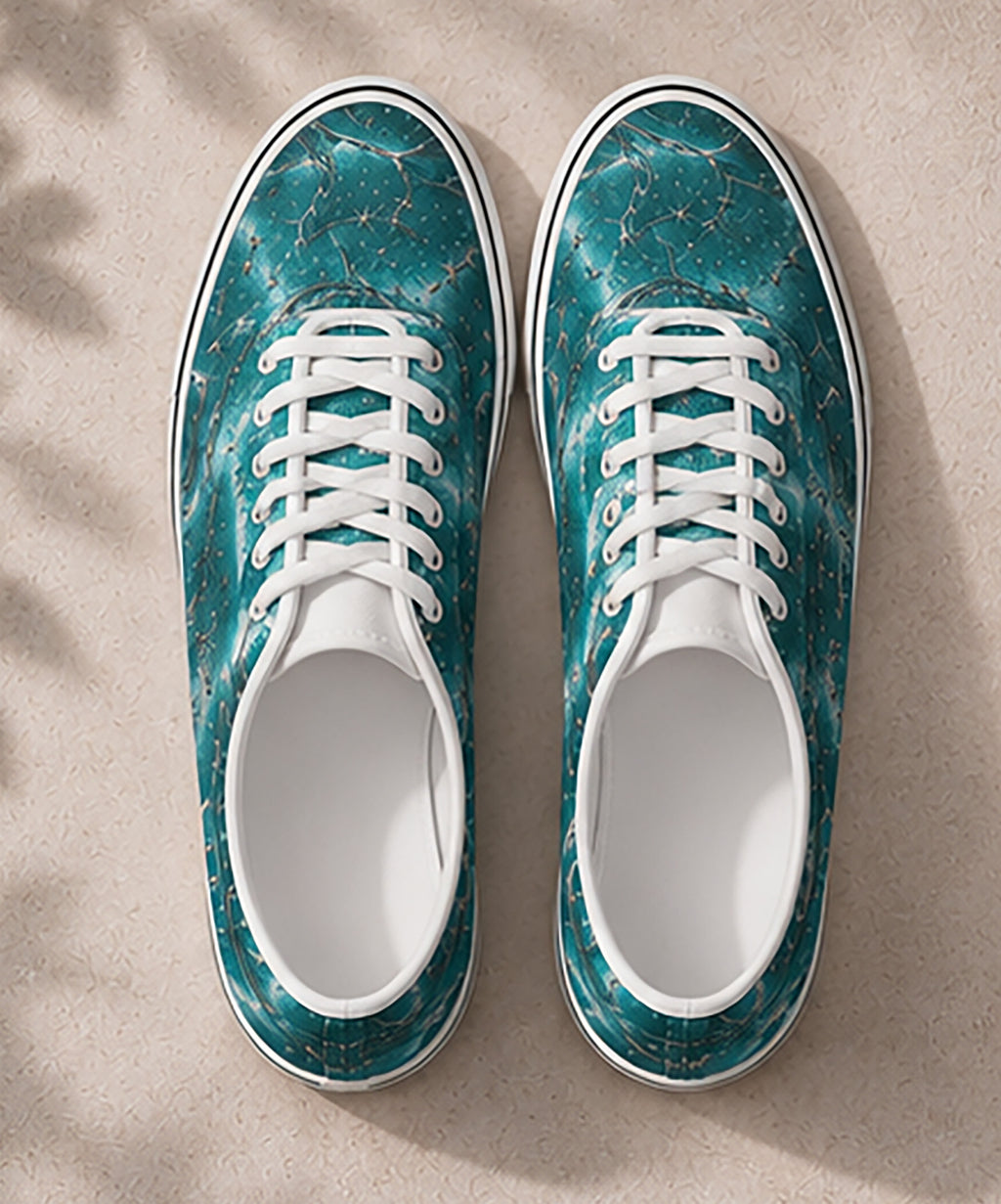 Walk on Water with Jesus - Women's Canvas Shoes