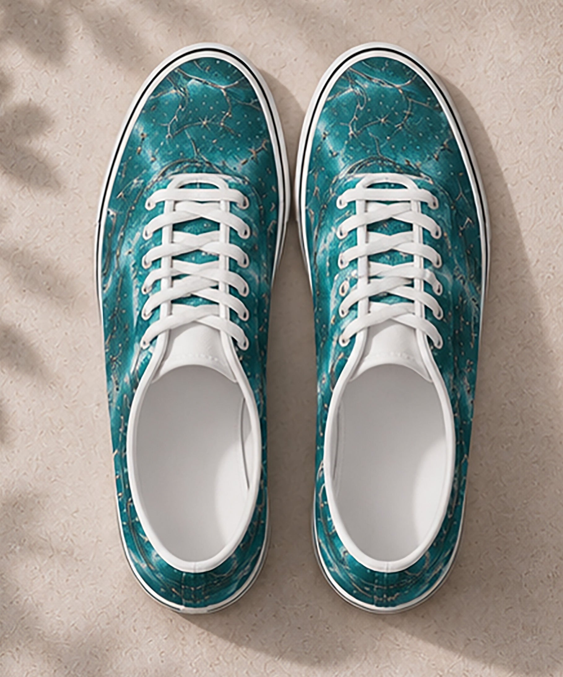 Walk on Water with Jesus - Women's Canvas Shoes