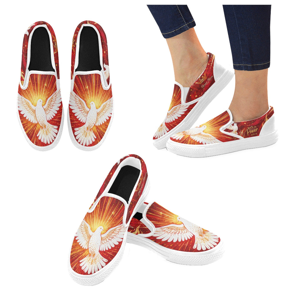 Holy Spirit Power - Slip-on Canvas Women's Shoes