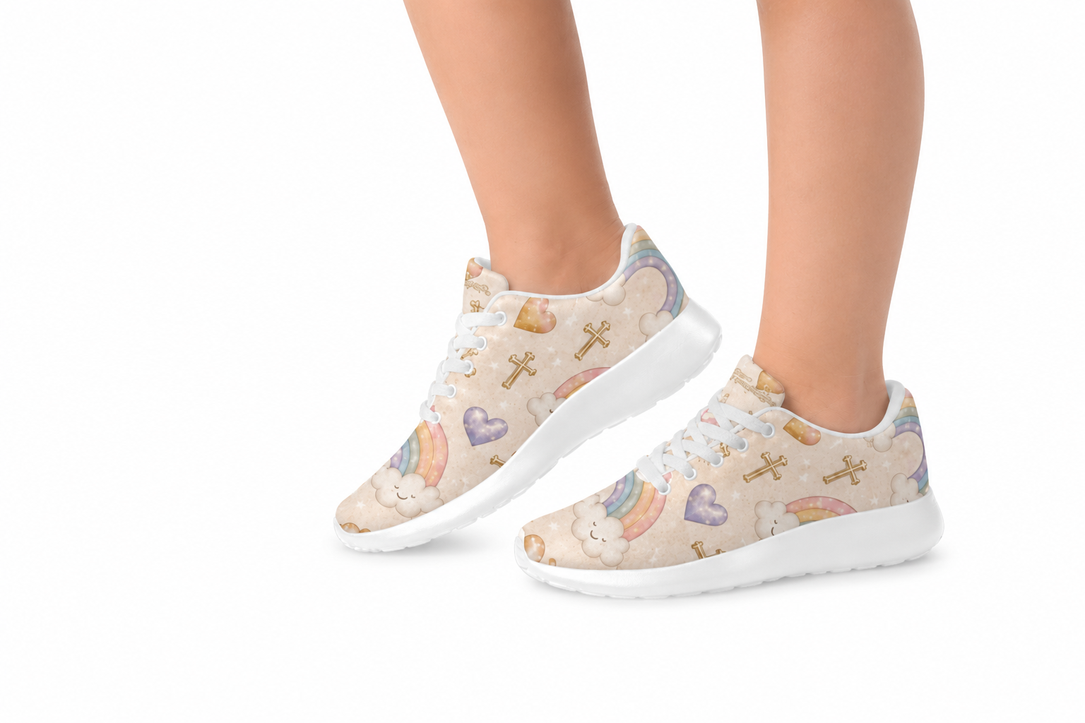 God's Promises Rainbow - Gym shoe - Small Girls