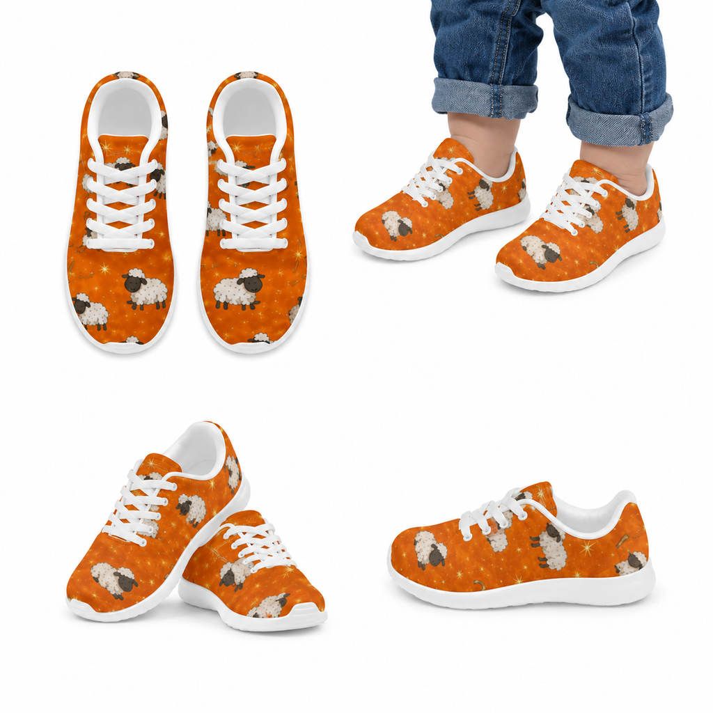 Jesus Sheep -  Small Boys Gym Shoes