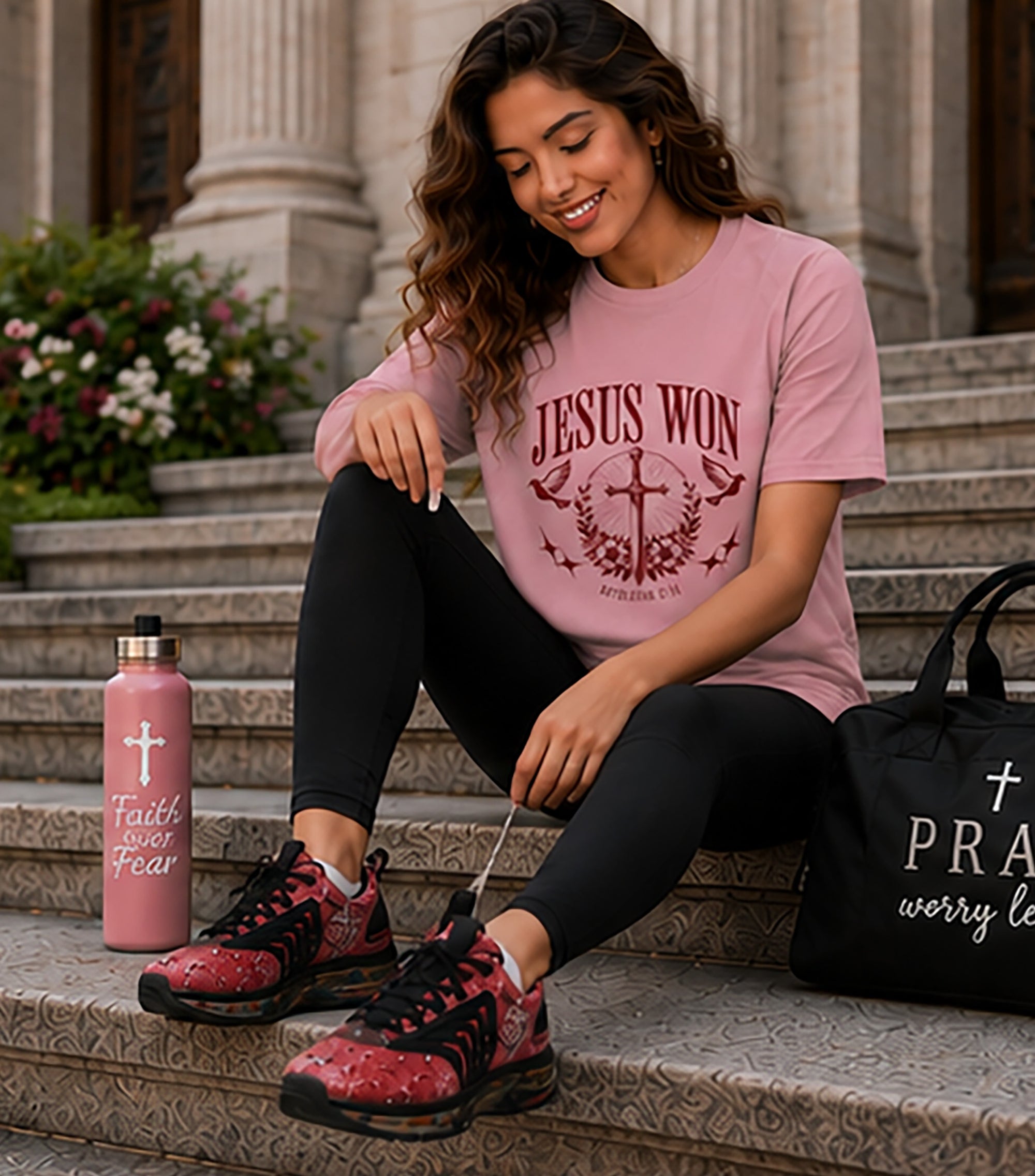 Shield of Faith Athletic Sneakers – Women