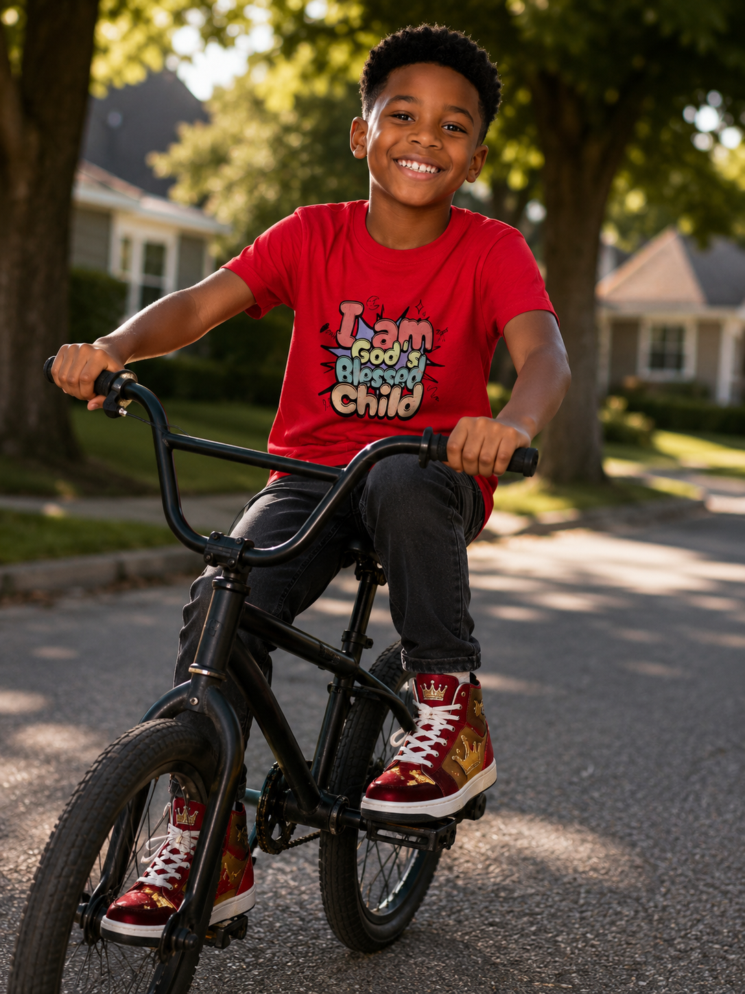 Royal Son of God High-Top Sneakers – Boys