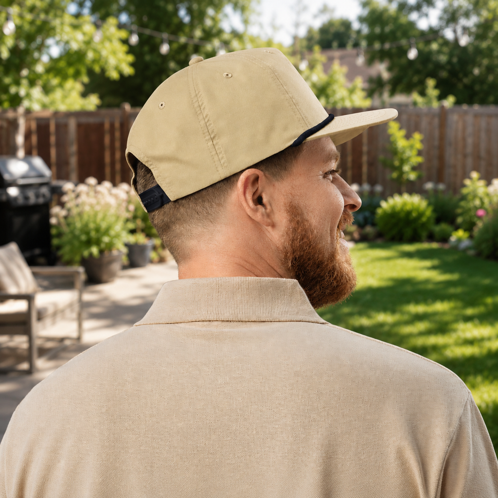 Trust in God - Men's Christian Faith Stylish Rope Hat | Tan | One Size