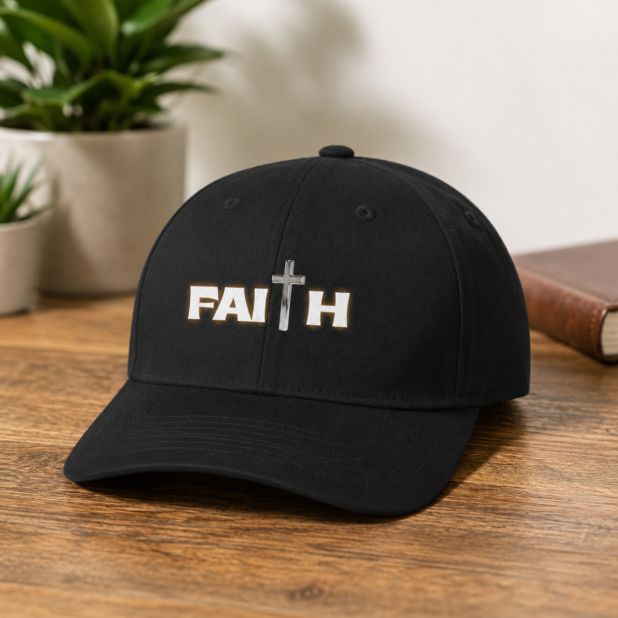 FAITH - Women's Christian Faith Baseball Cap | Black, Maroon & Purple | S/M & L/XL