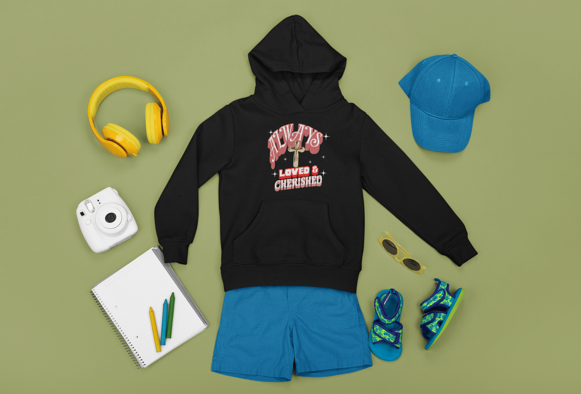 Always Loved & Cherished - Kids Hoodie - Upper Room Ware