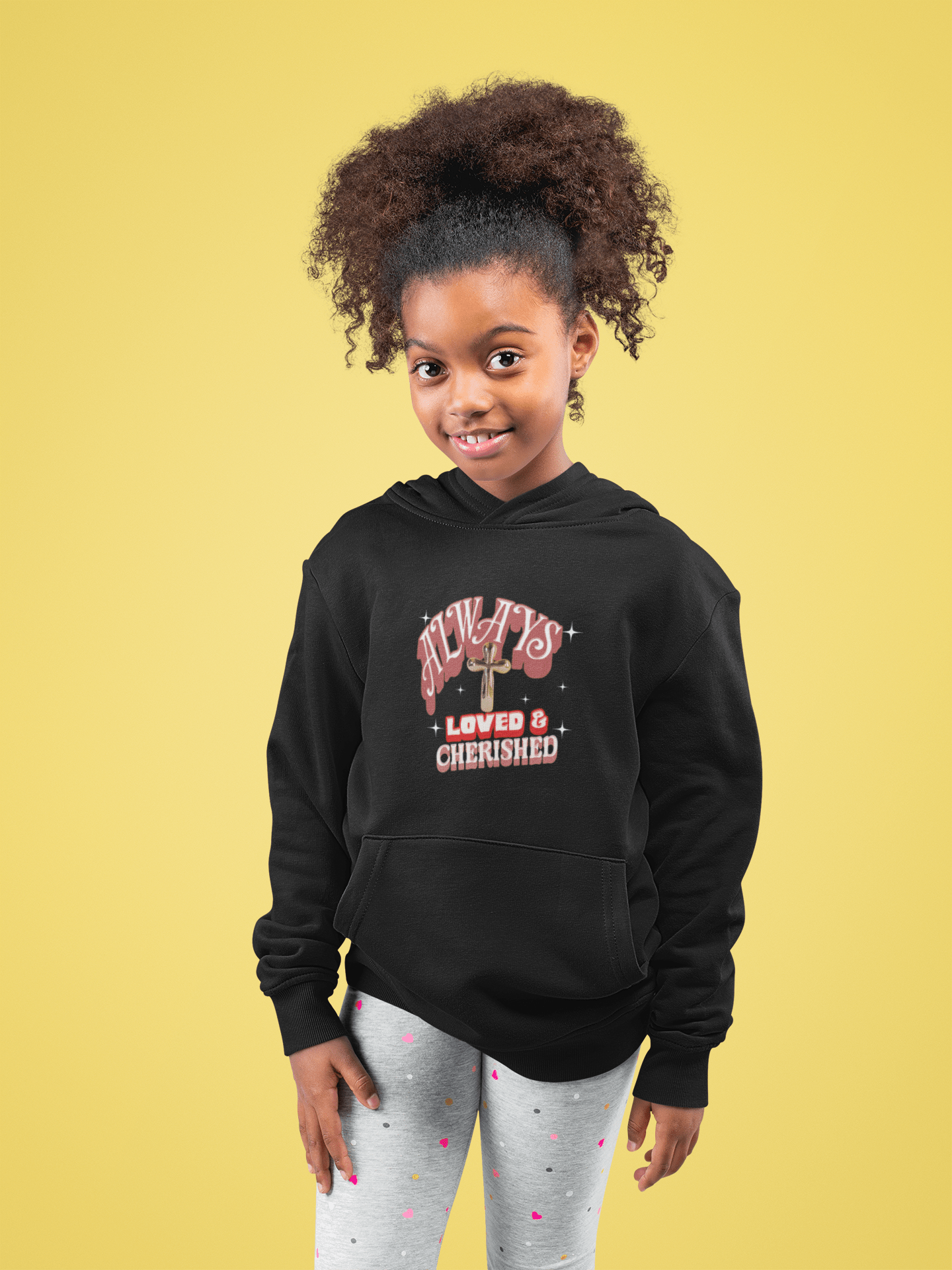 Always Loved & Cherished - Kids Hoodie - Upper Room Ware
