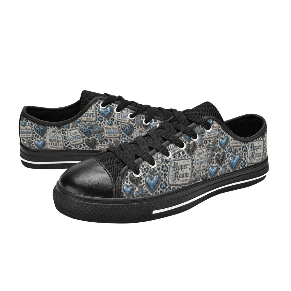 Jesus Loves Me - Girl Canvas Shoes