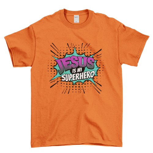 Jesus Is My Superhero - Youth T-Shirt