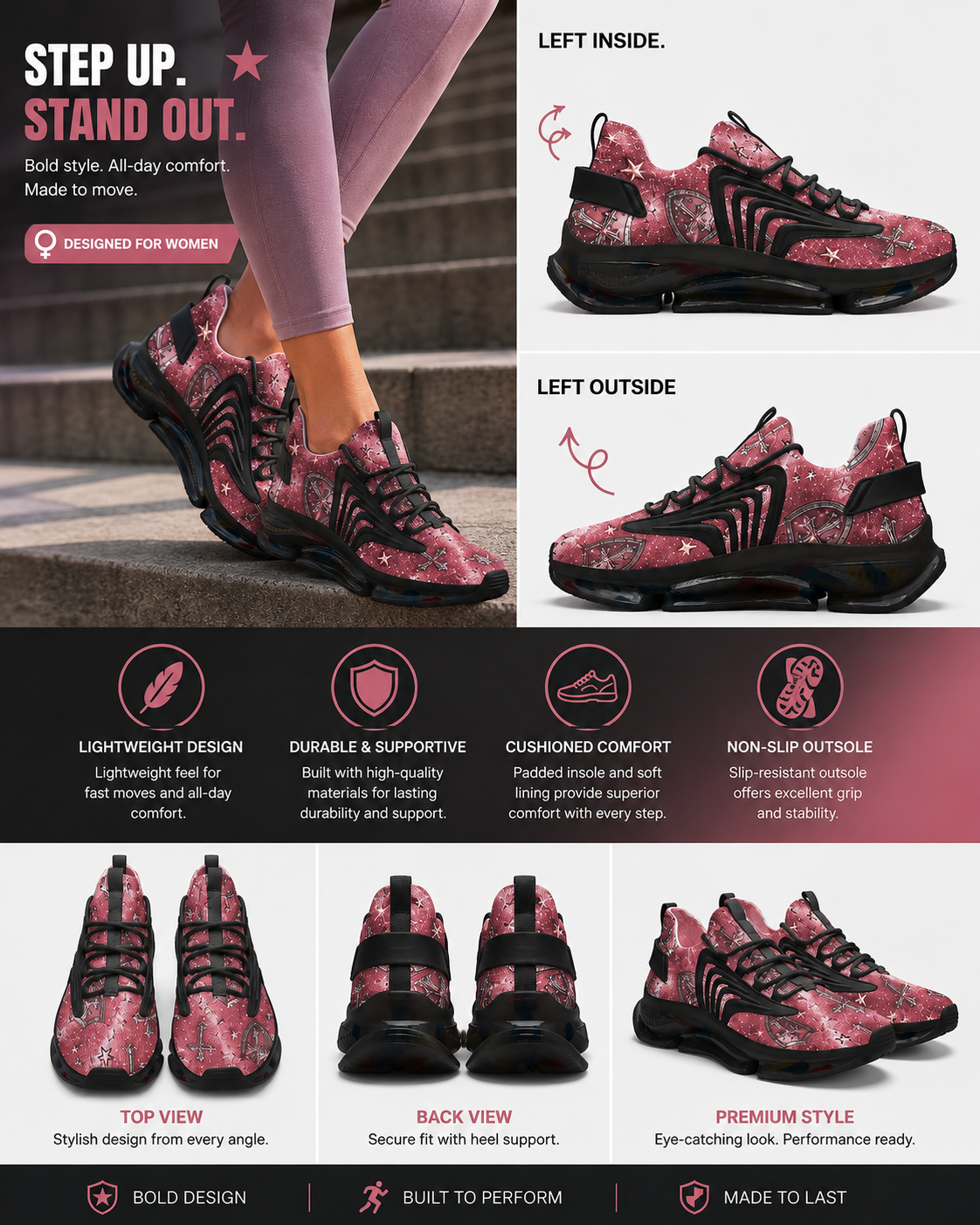 Shield of Faith - Womens Sneakers