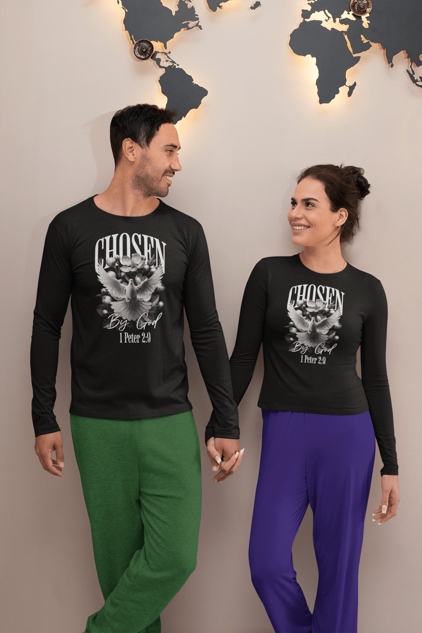Chosen by God - Long Sleeve T-Shirt - Upper Room Ware