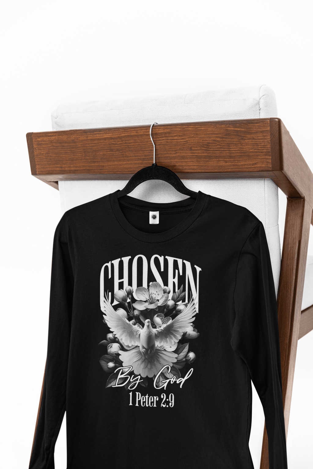 Chosen by God - Long Sleeve T-Shirt - Upper Room Ware