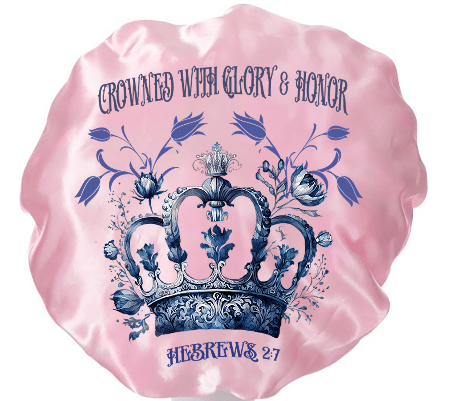 Crowned With Glory & Honor - Satin Hair Bonnet - Upper Room Ware