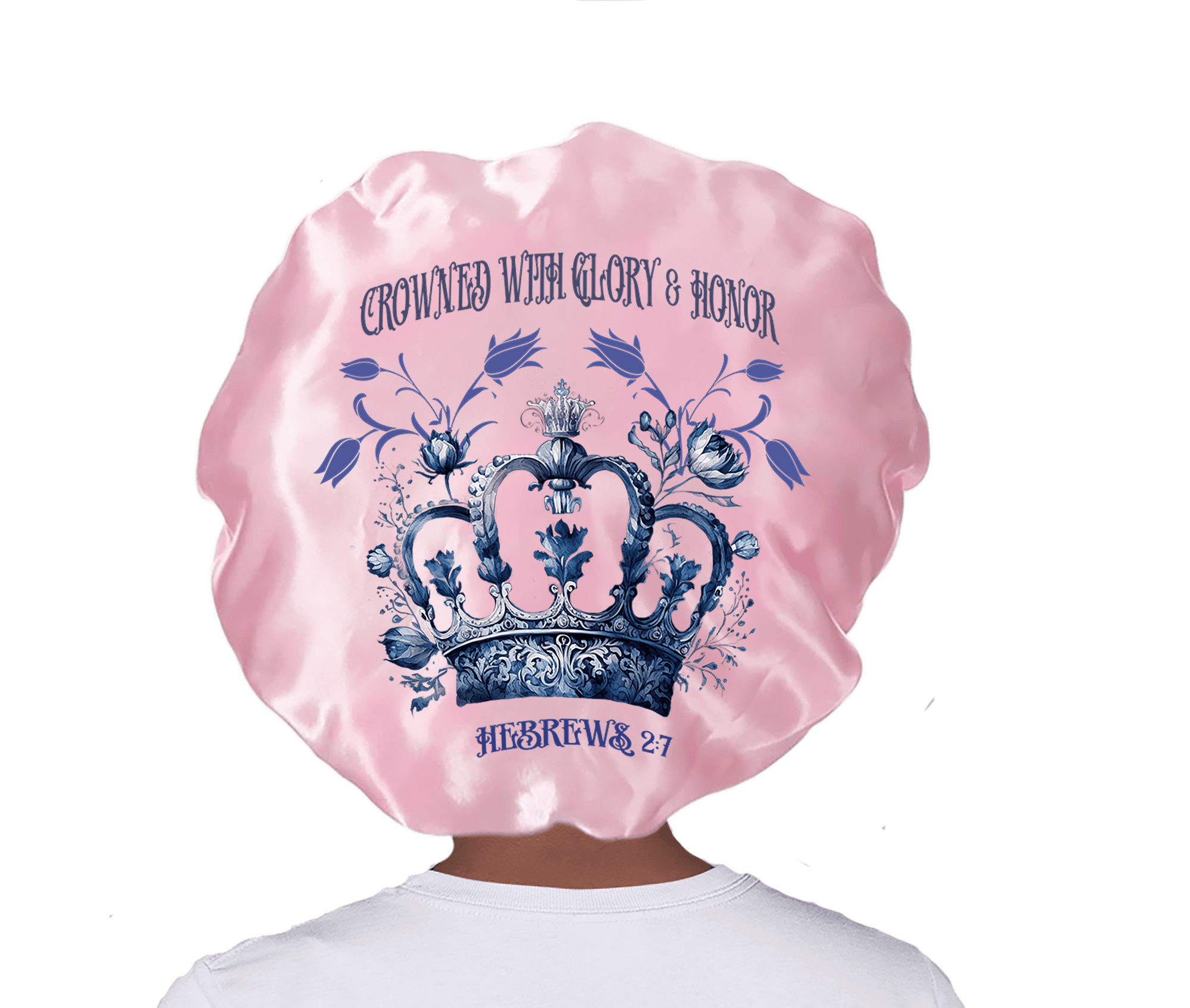 Crowned With Glory & Honor - Satin Hair Bonnet - Upper Room Ware
