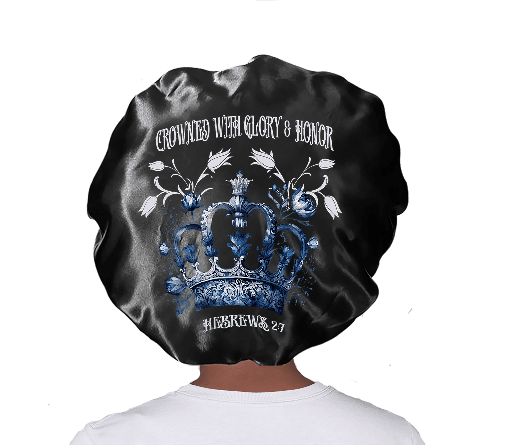 Crowned With Glory & Honor - Satin Hair Bonnet - Upper Room Ware