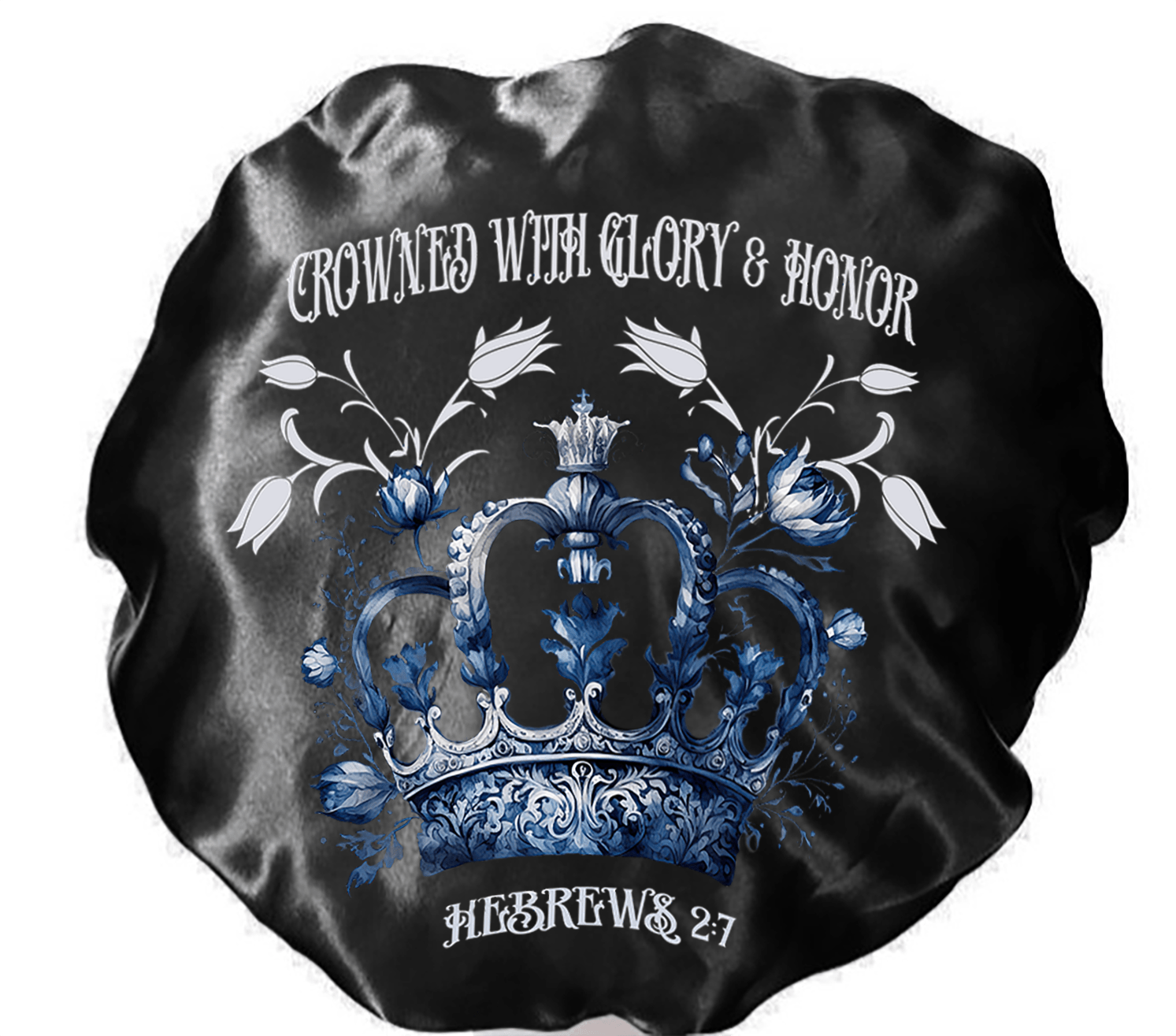 Crowned With Glory & Honor - Satin Hair Bonnet - Upper Room Ware