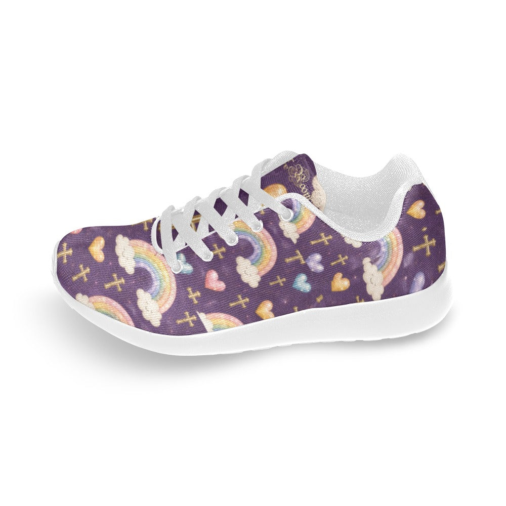 God's Promises Rainbow Girls' Gym Shoes