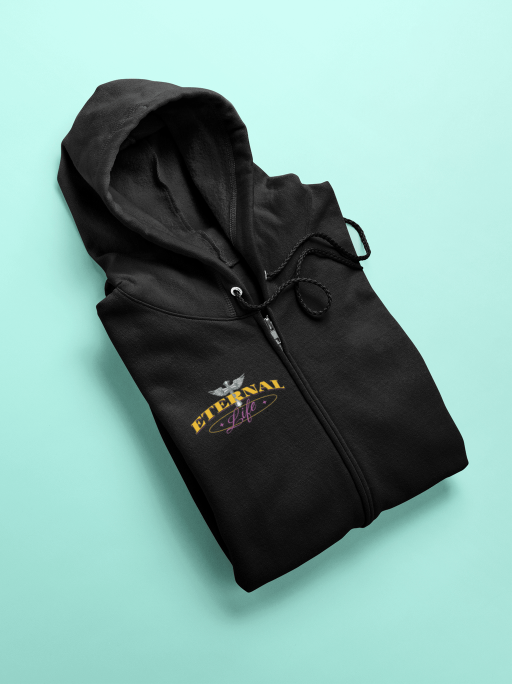 Eternal Life - Ladies Zip Hoodie - Upper Room Ware