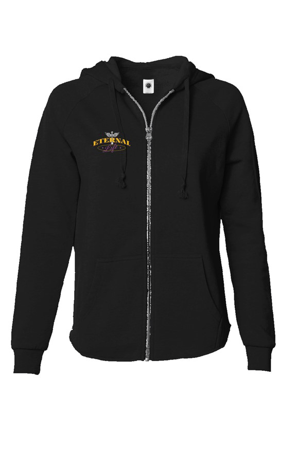 Eternal Life - Ladies Zip Hoodie - Upper Room Ware