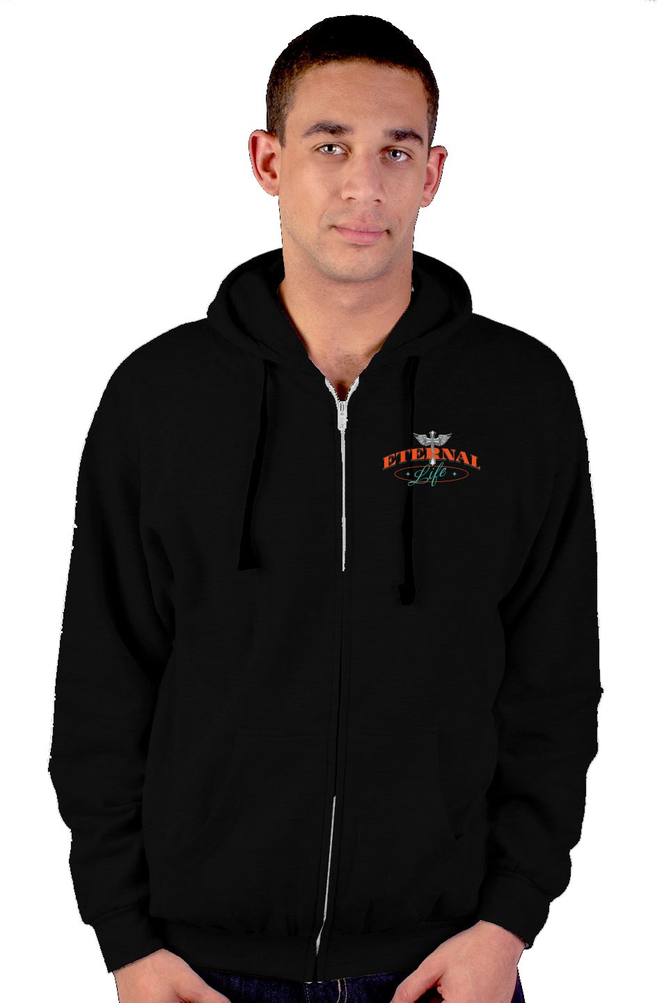 Eternal Life - Men's Zip Hoody - Upper Room Ware
