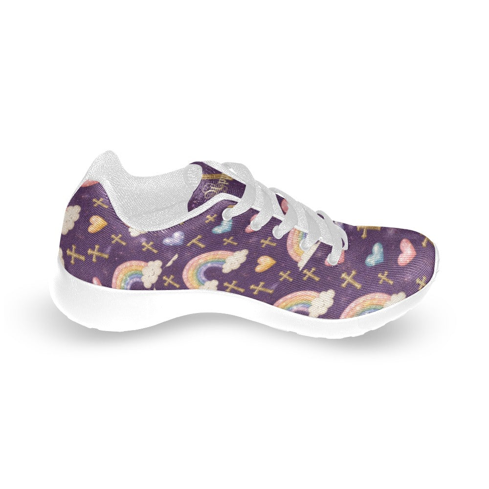 God's Promises Rainbow Girls' Gym Shoes