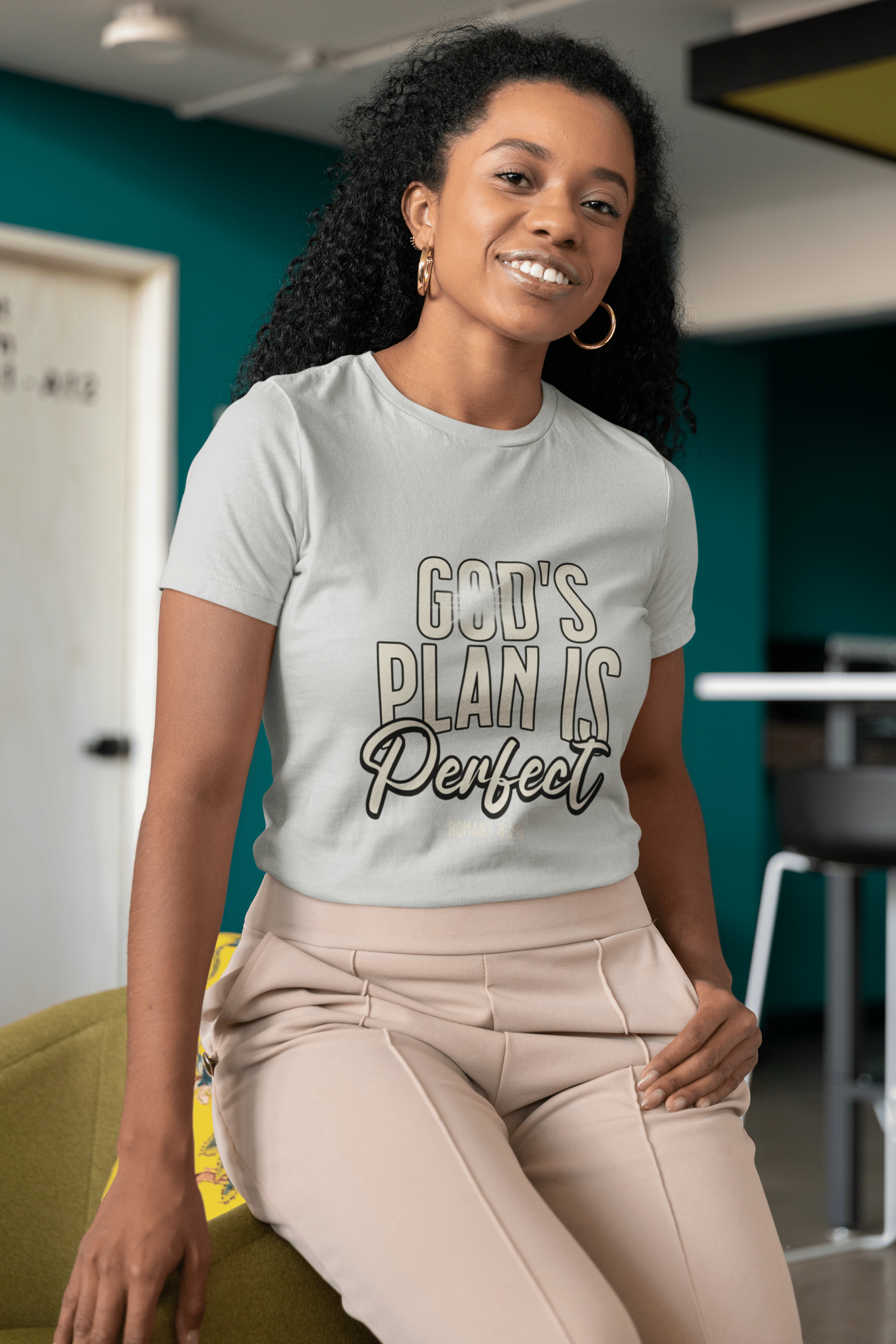 God's Plan is Perfect - Ladies T-Shirt - Upper Room Ware