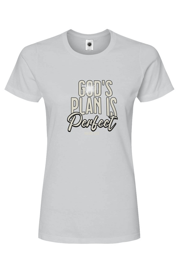 God's Plan is Perfect - Ladies T-Shirt - Upper Room Ware