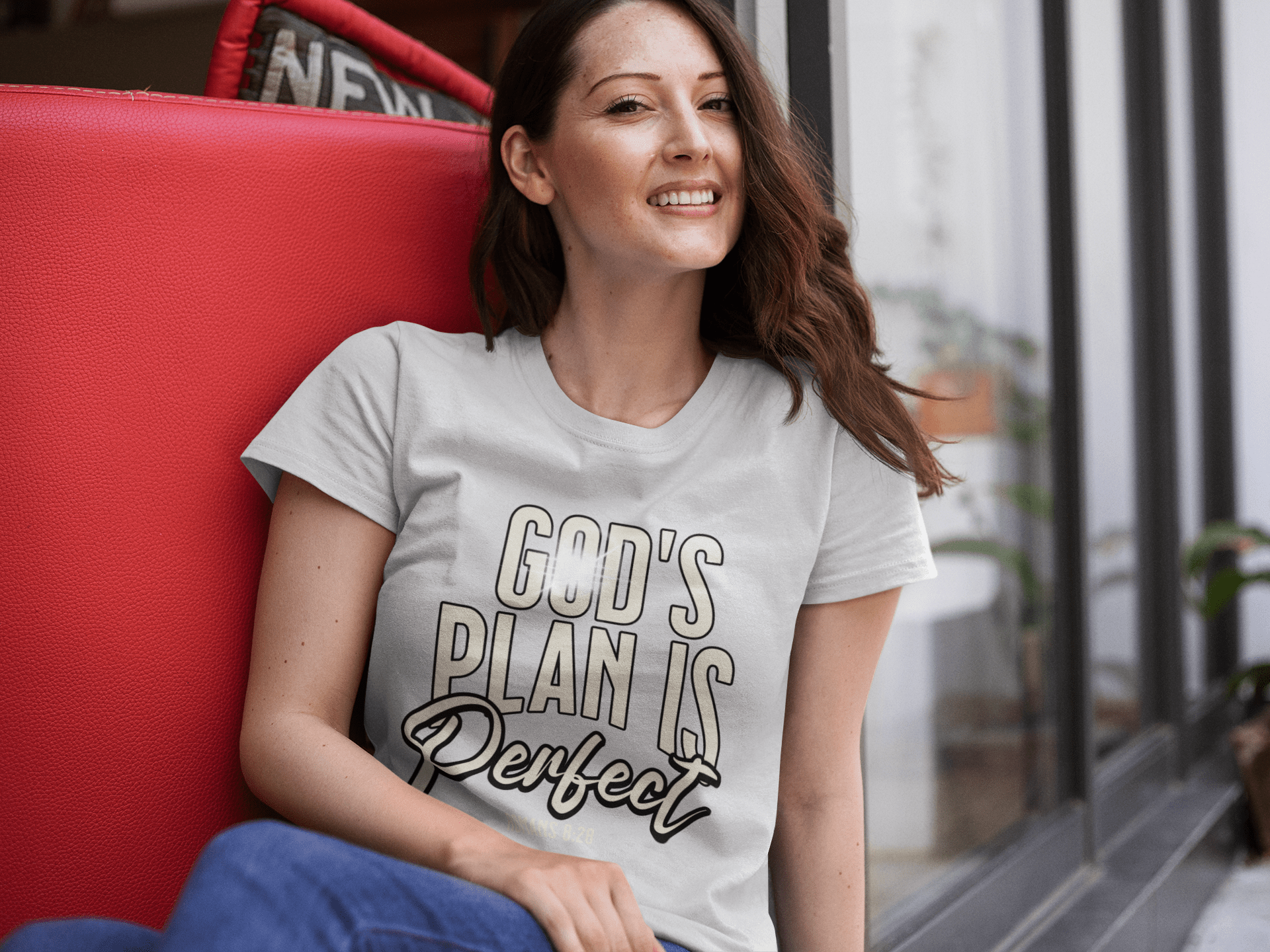 God's Plan is Perfect - Ladies T-Shirt - Upper Room Ware