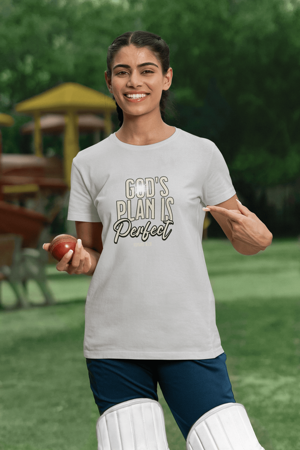 God's Plan is Perfect - Ladies T-Shirt - Upper Room Ware