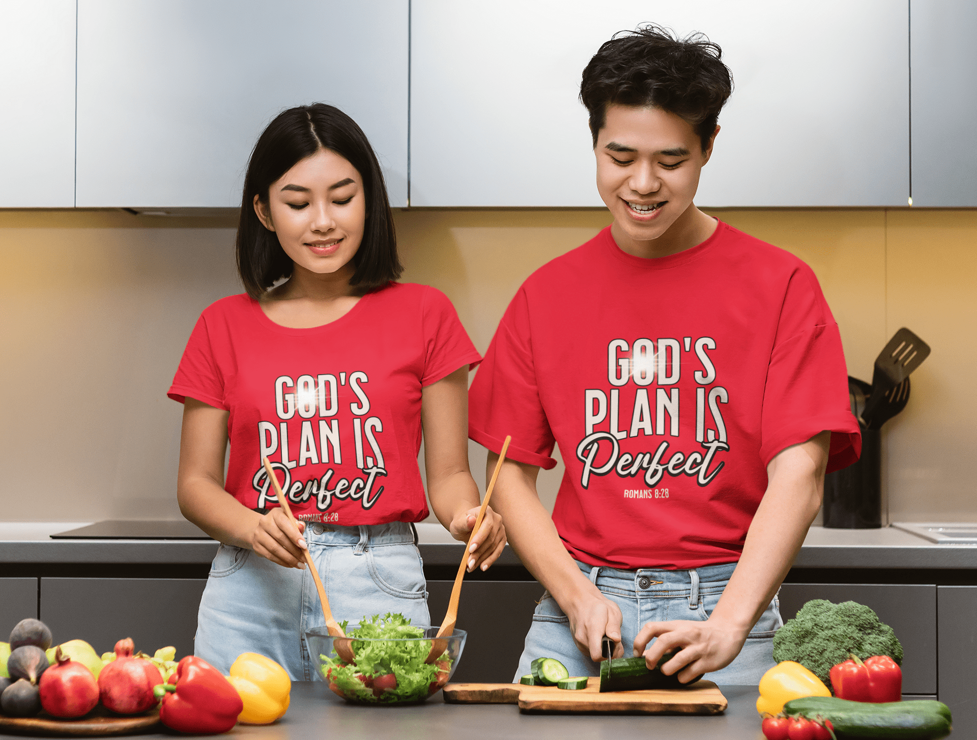 God's Plan is Perfect - T Shirt - Upper Room Ware