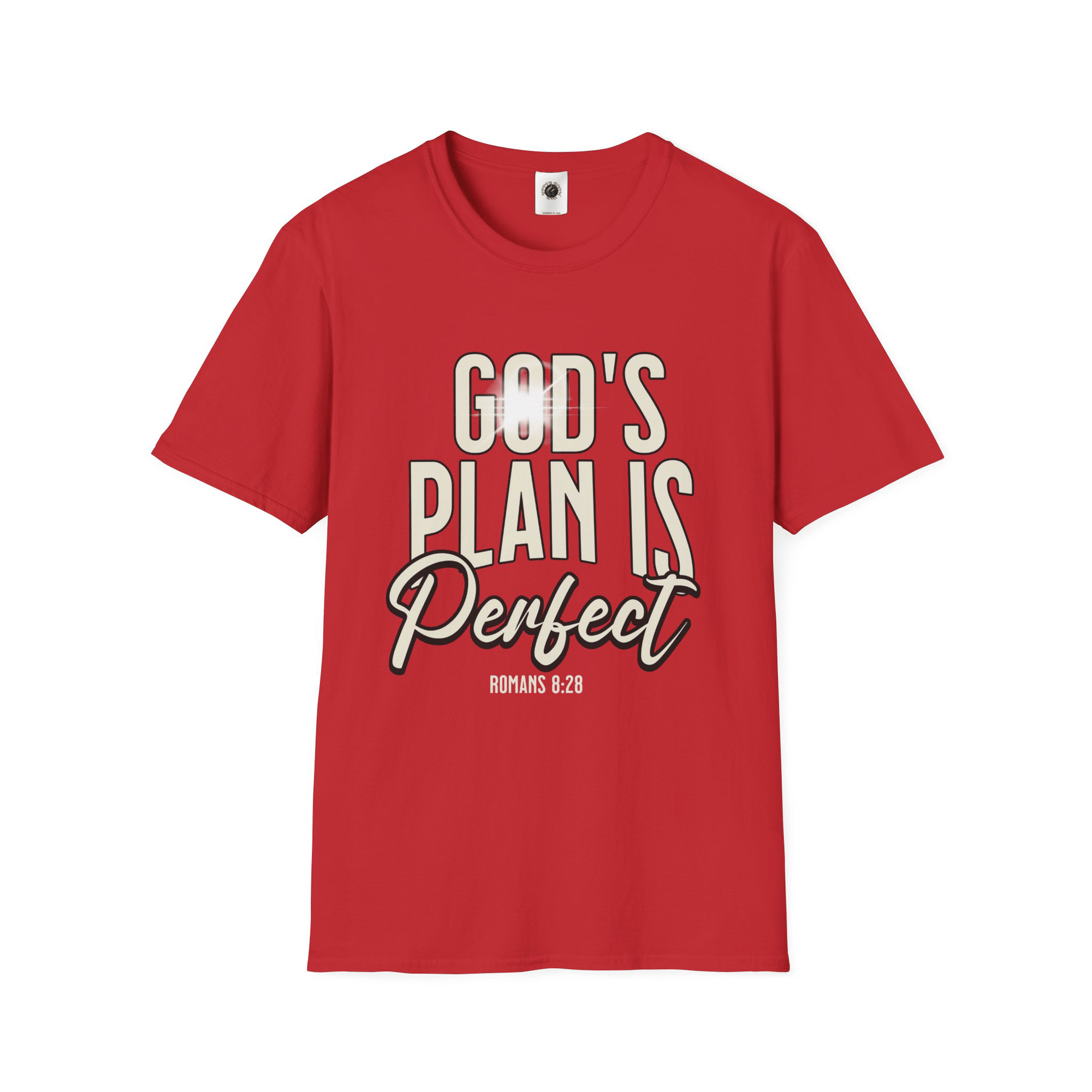 God's Plan is Perfect - T Shirt - Upper Room Ware