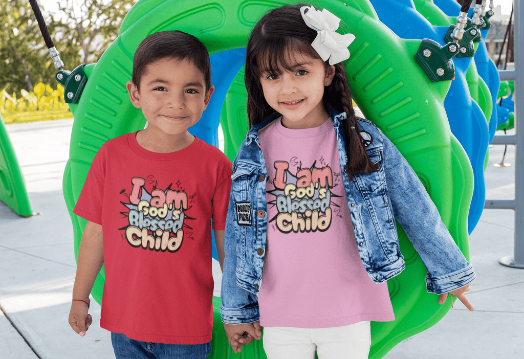 I Am God's Blessed Child - Child Jersey Tee - Upper Room Ware