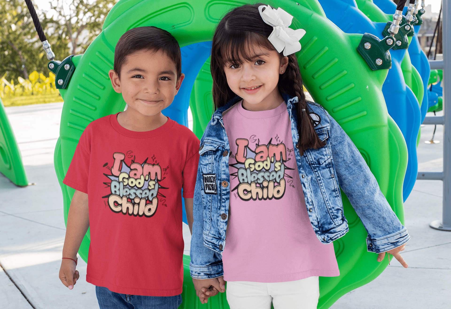 I Am God's Blessed Child - Child Jersey Tee - Upper Room Ware