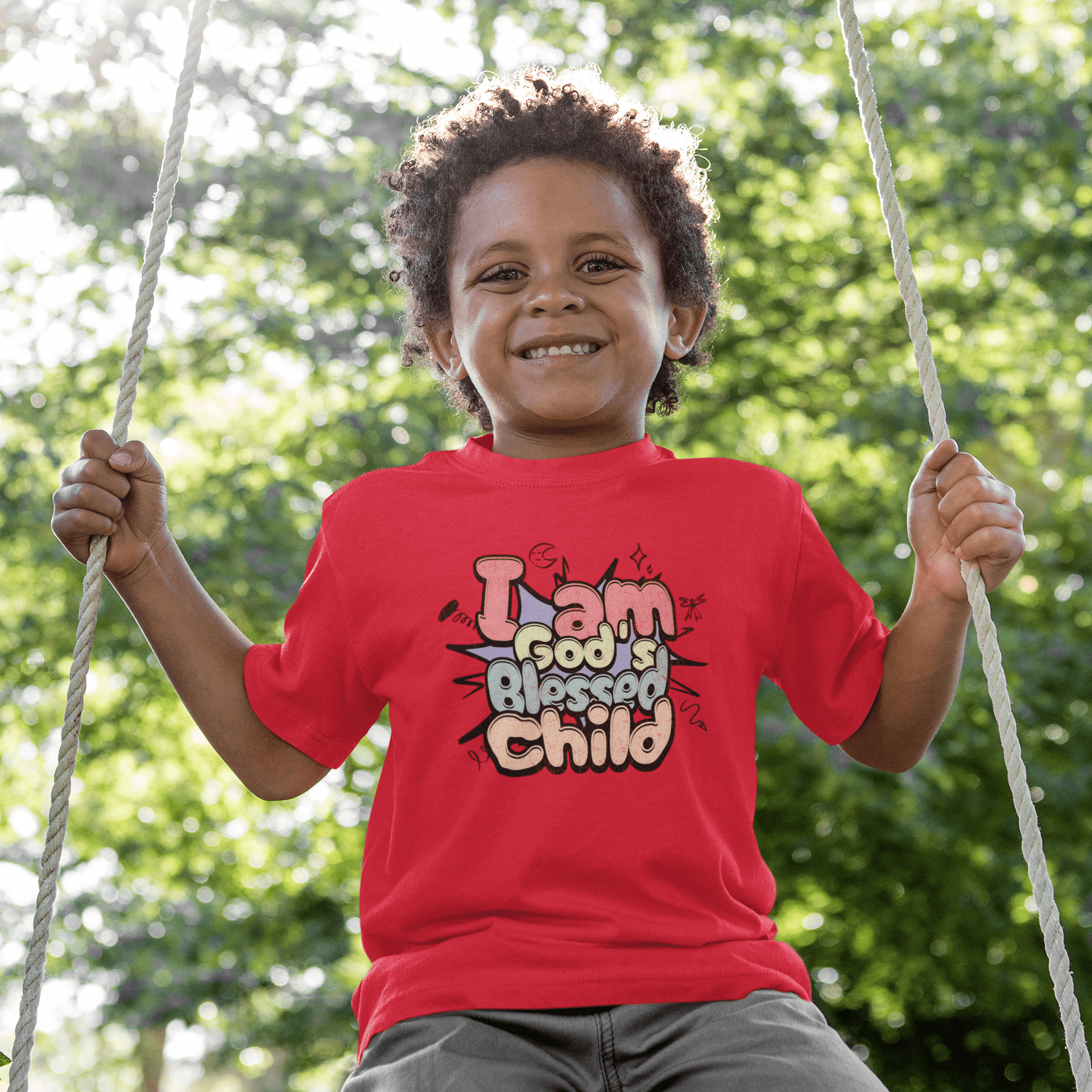 I Am God's Blessed Child - Child Jersey Tee - Upper Room Ware