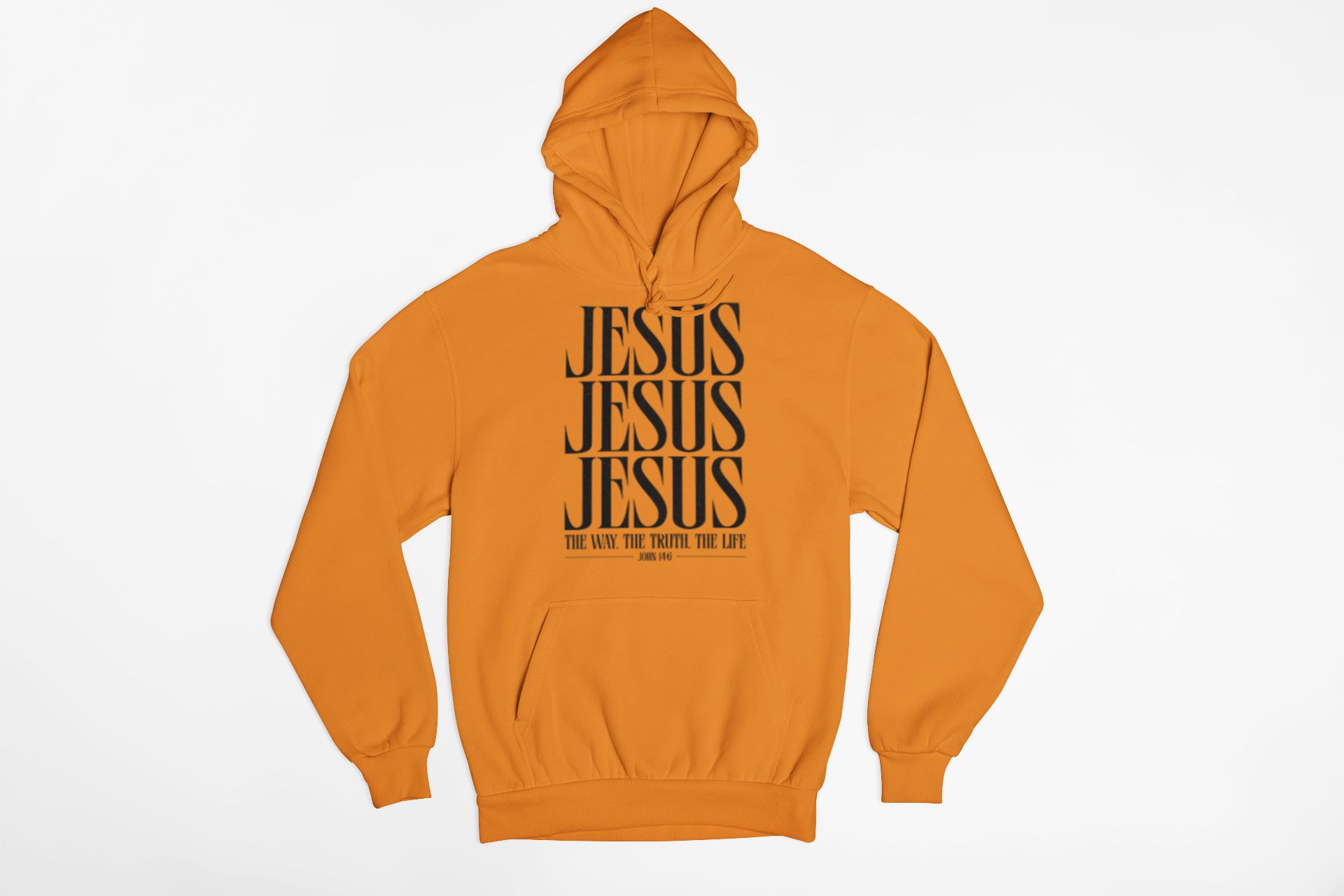 Jesus - Bright Hooded Sweatshirt - Upper Room Ware