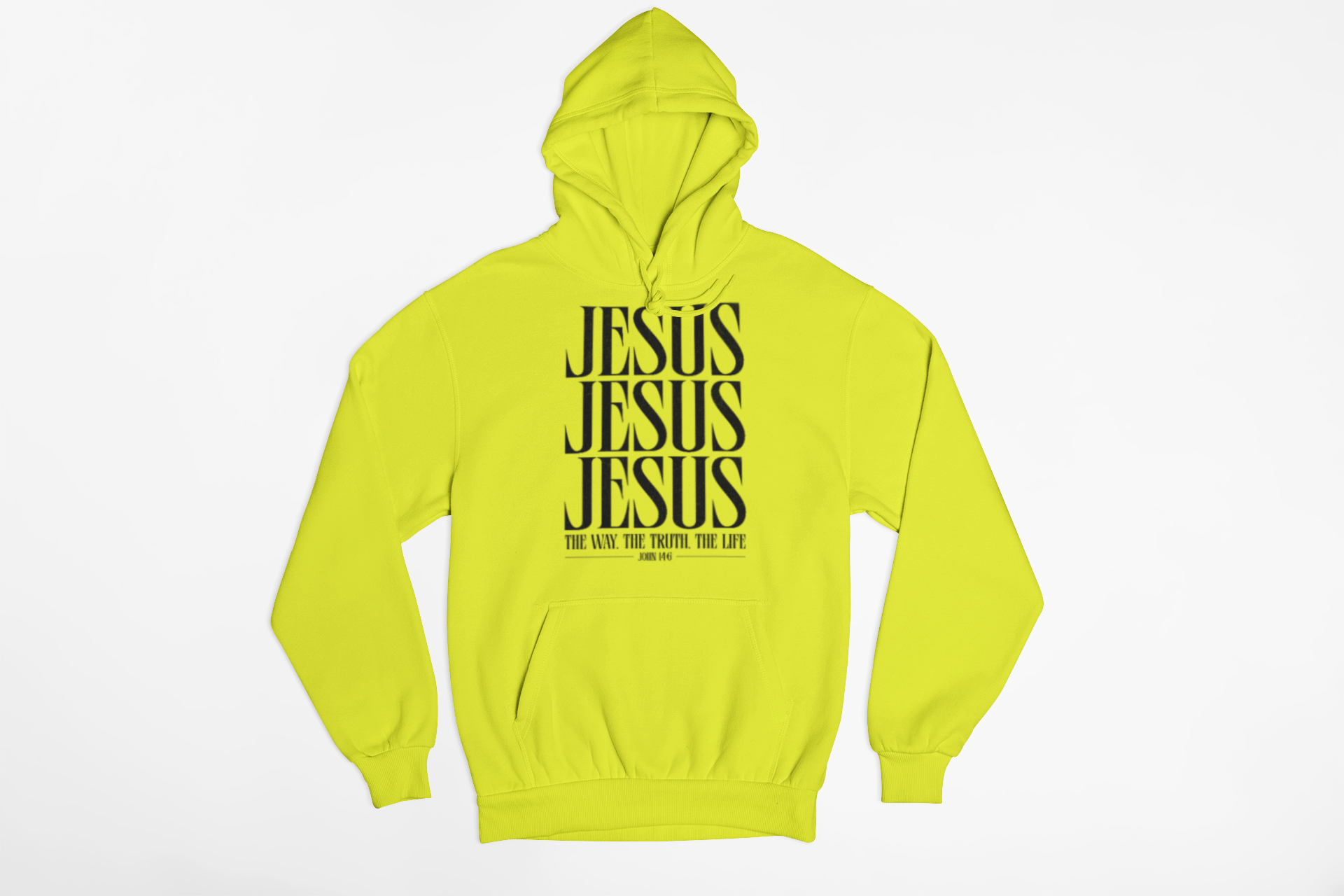 Jesus - Bright Hooded Sweatshirt - Upper Room Ware