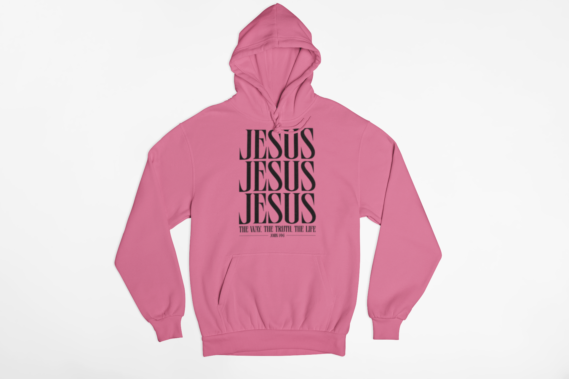 Jesus - Bright Hooded Sweatshirt - Upper Room Ware