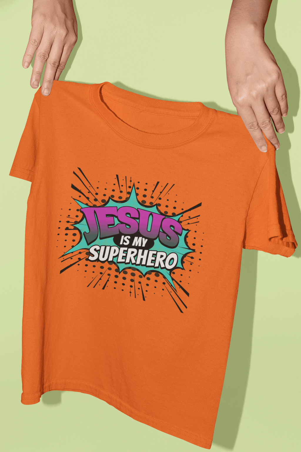 Jesus Is My Superhero - Youth T-Shirt - Upper Room Ware